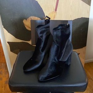 Black Velvet Boots
